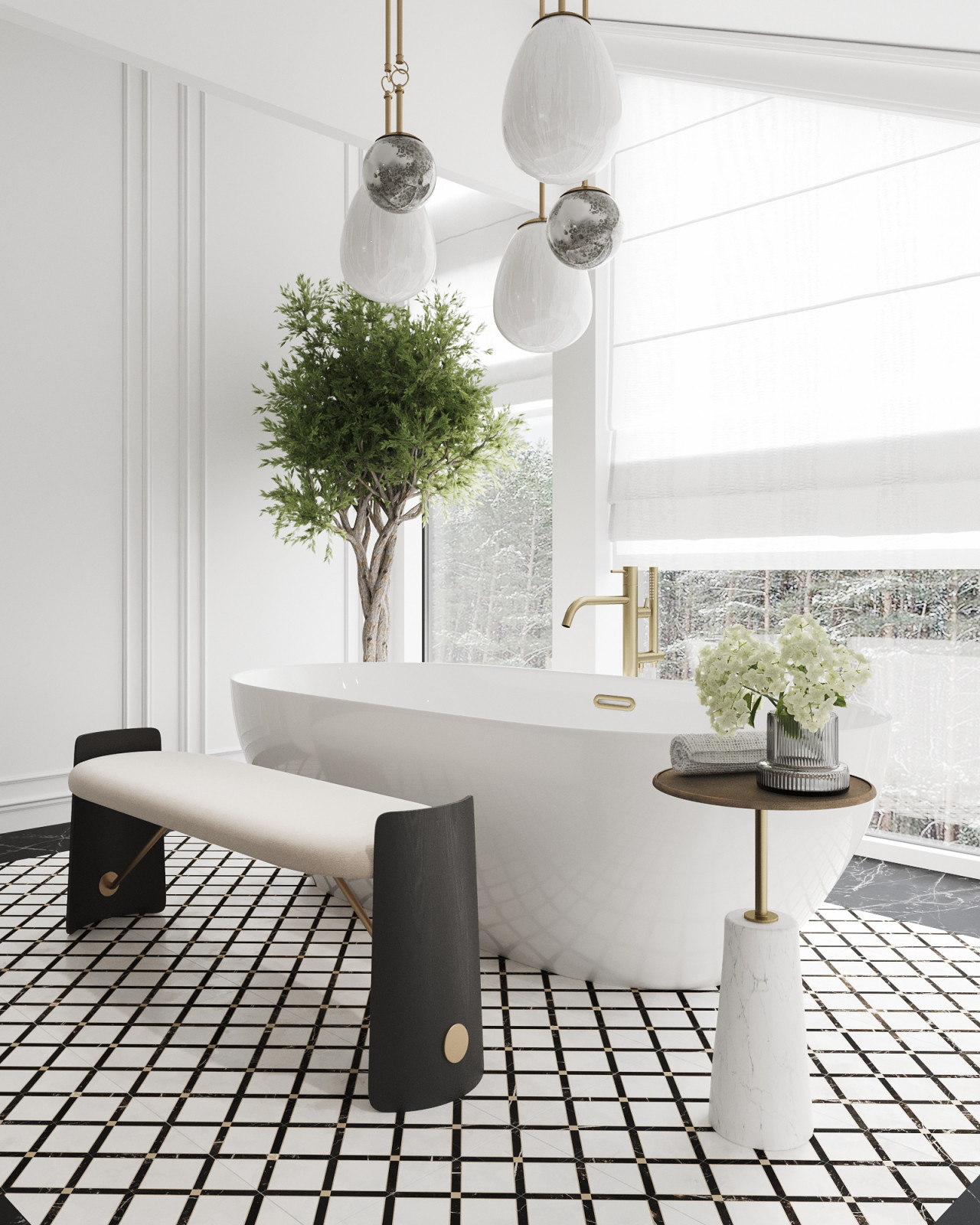 Фахверковый дом на 300 м2, в стиле ар-деко