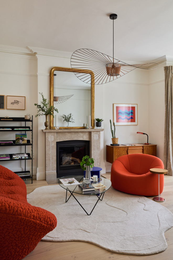 Parisian style reception room and office