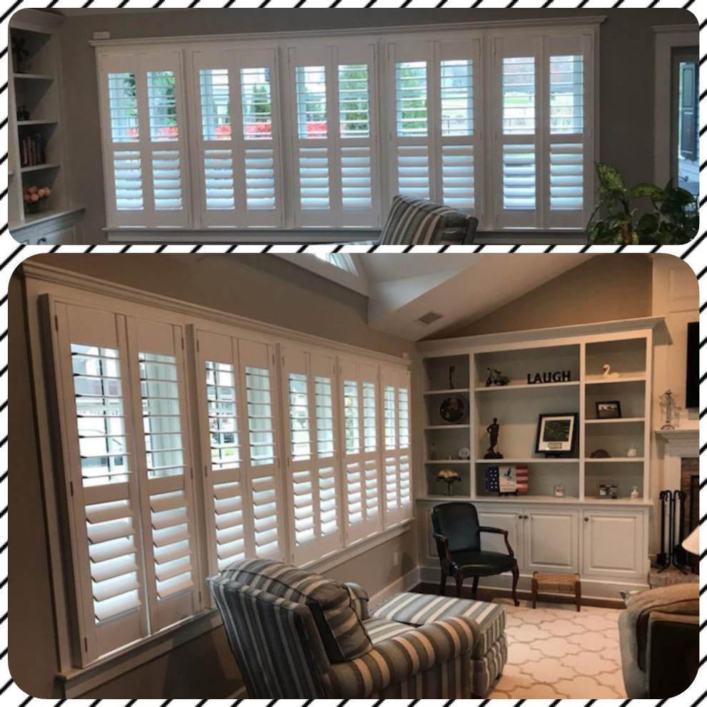 Plantation Shutters and Duette Top/Down Bottom Up - Gorgeous transformation!!!!