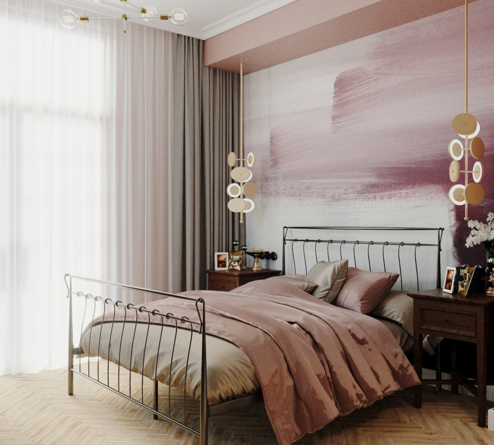 В оттенках розового