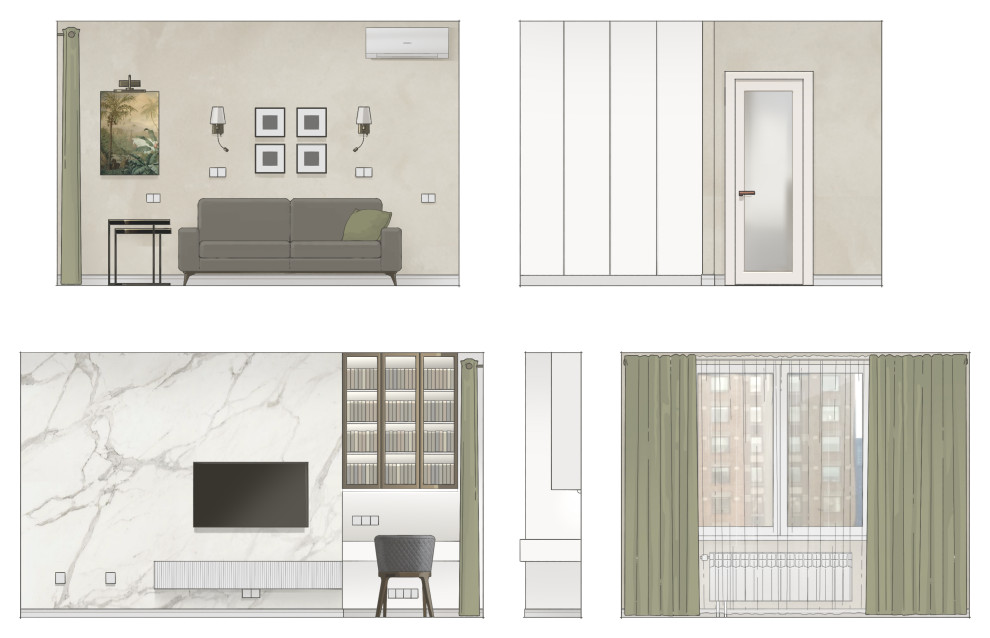 Квартира в современном стиле