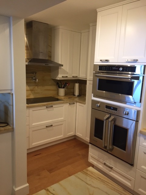 Kitchen - transitional kitchen idea in Miami