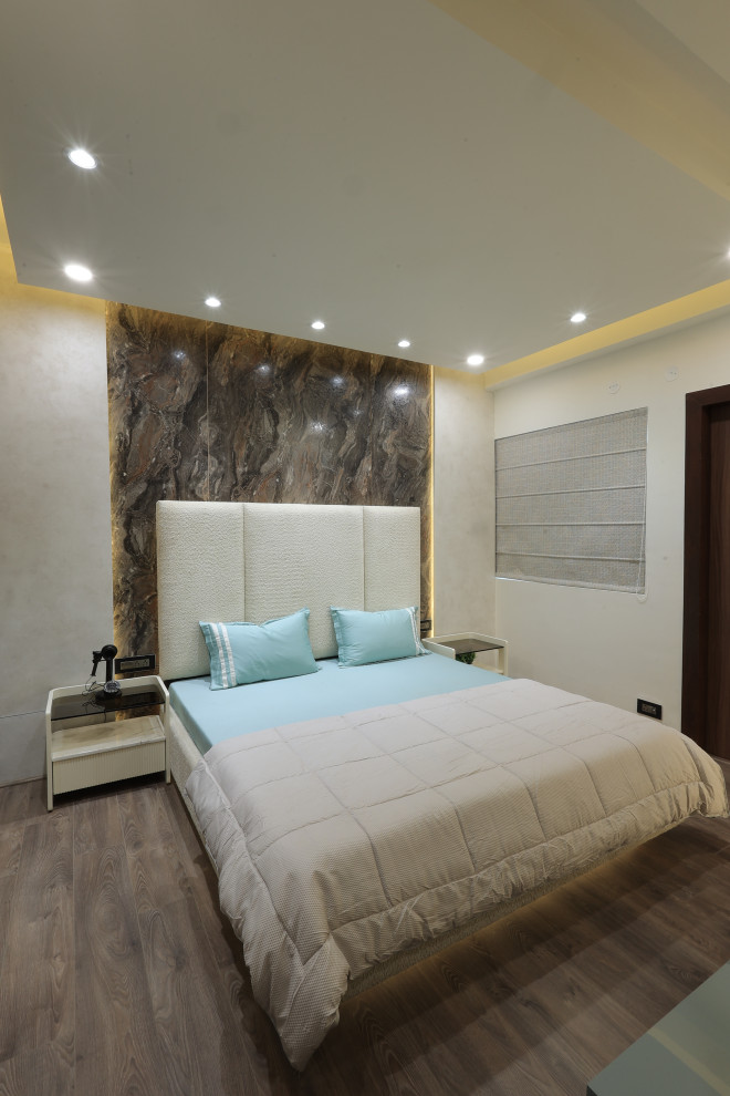 Réalisation d'une chambre bohème.