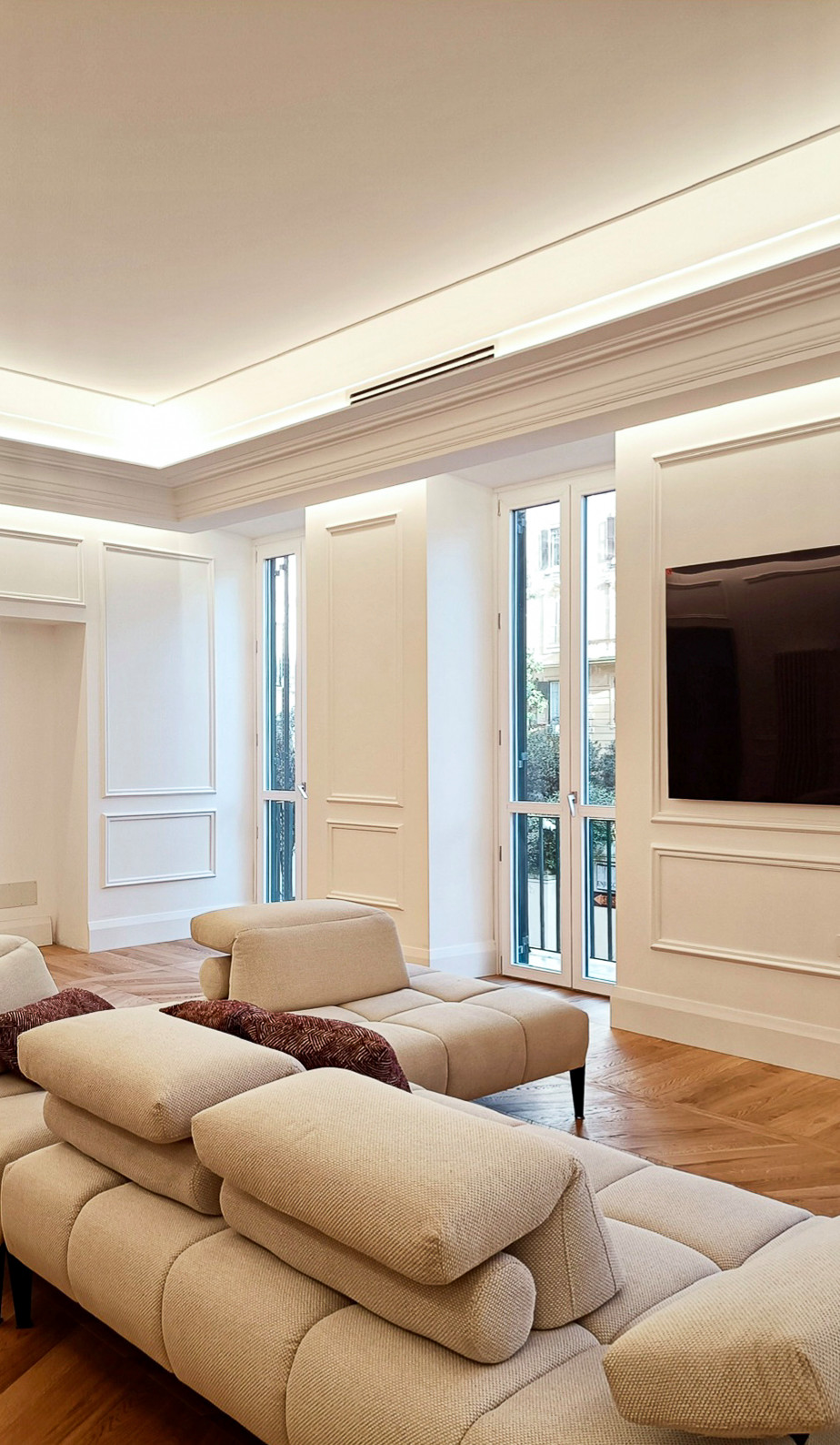 Un grande appartamento in zona Parioli