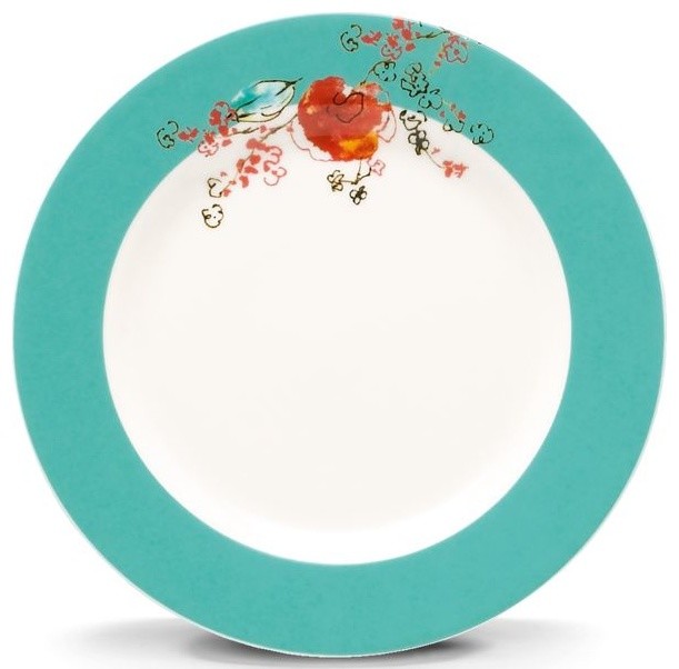 Chirp Dessert Plates, Set of 4 Contemporary Salad And Dessert Plates by Lenox Houzz