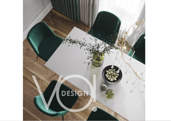 Загородный дом: кухня, гостиная и гостевой санузел