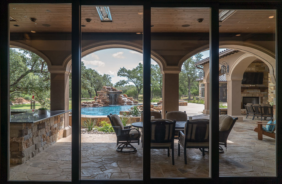 This is an example of a mediterranean home in Austin.