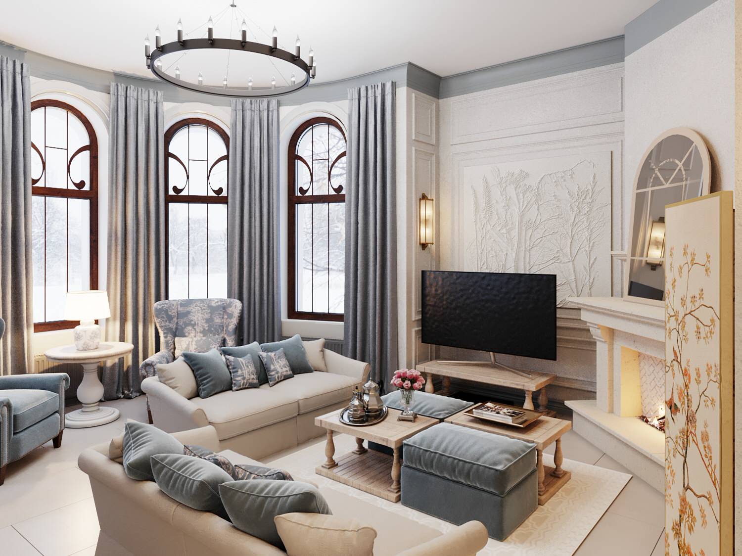 Коттедж в классическом стиле