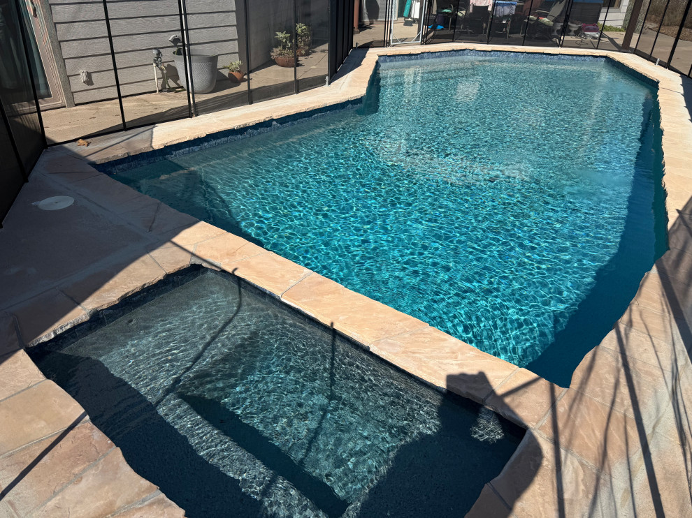 Aqua Blue - Mini Pebble Finish