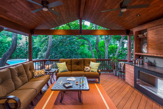 Hanging Out In The Trees contemporary-terrace