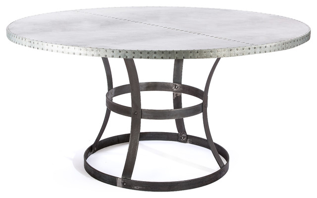 Madera Round Zinc Table 42 Madera Round Zinc Table 42