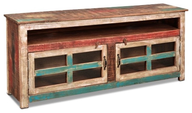 La Boca Rustic Solid Wood 65 Tv Stand Contemporary La Boca Rustic Solid Wood 65 Tv Stand