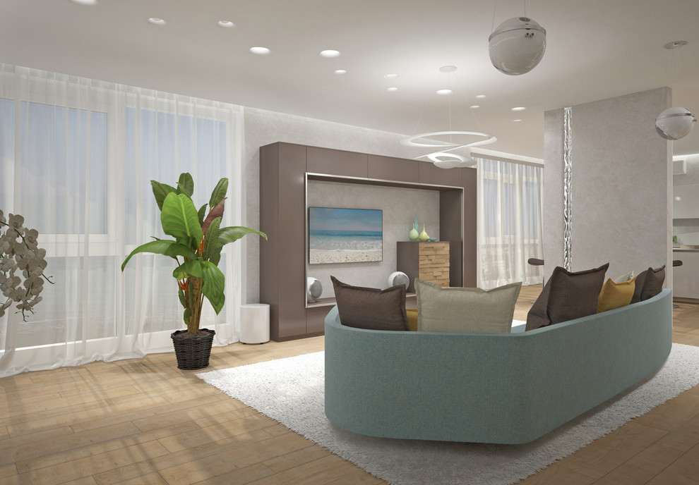 Кухня гостиная в стиле "Минимализм"