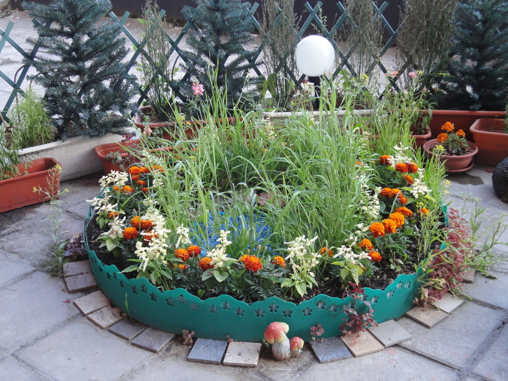 Сад на террасе