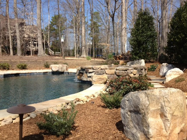 Home design - rustic home design idea in Charlotte