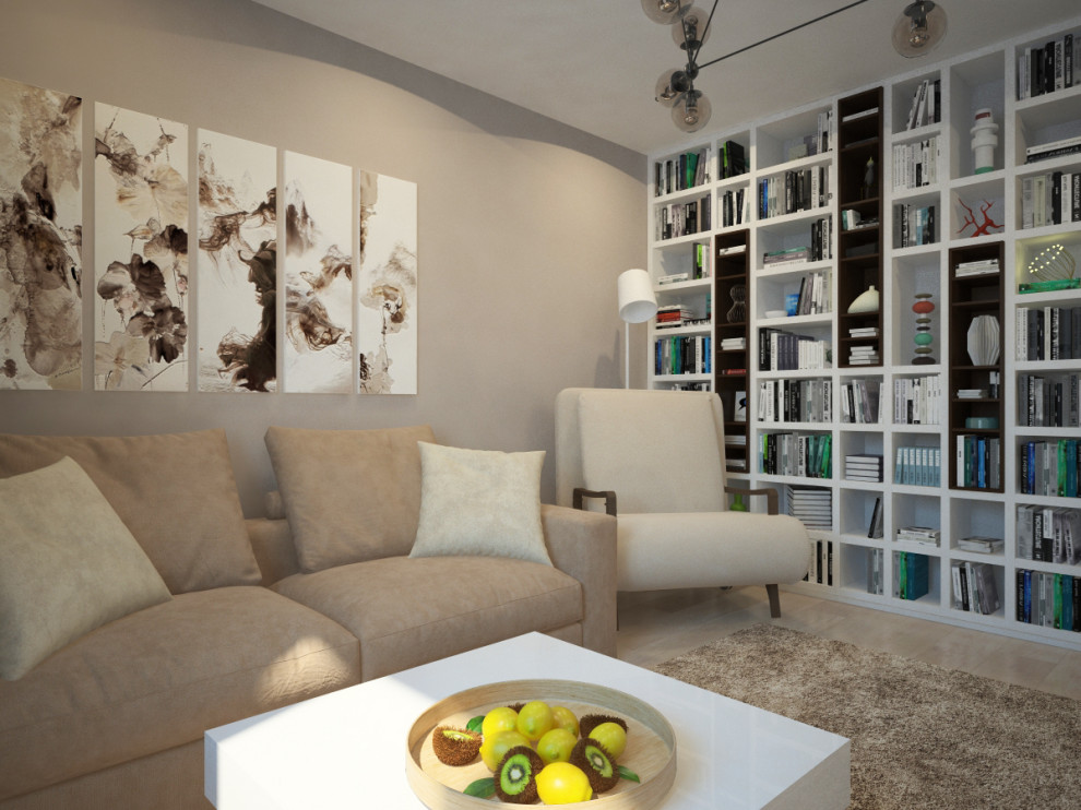 Дизайн проект однокомнатной квартиры 42 кв.м