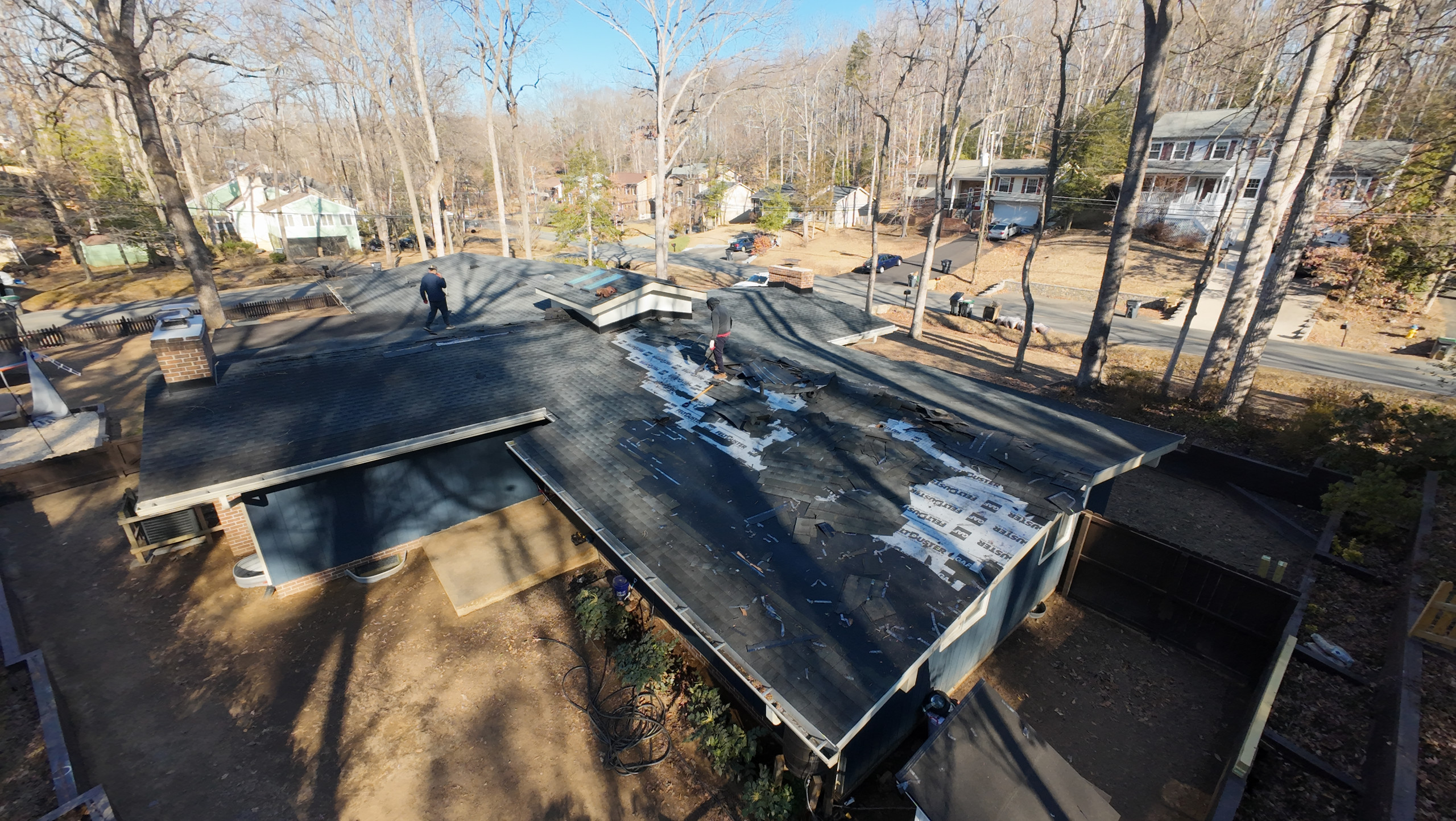 Black Metal Roof