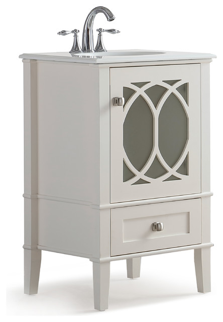 Paige 20 Bath Vanity Soft White