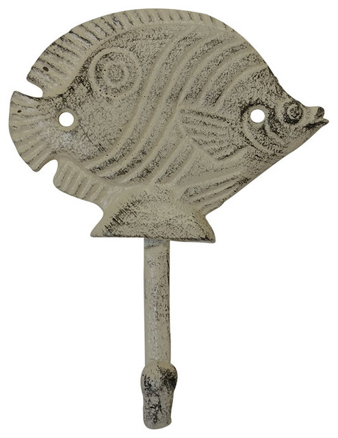 6 Cast Iron Antique Style DOLPHIN Coat Hooks Hook Rack Towel Nautical Beach