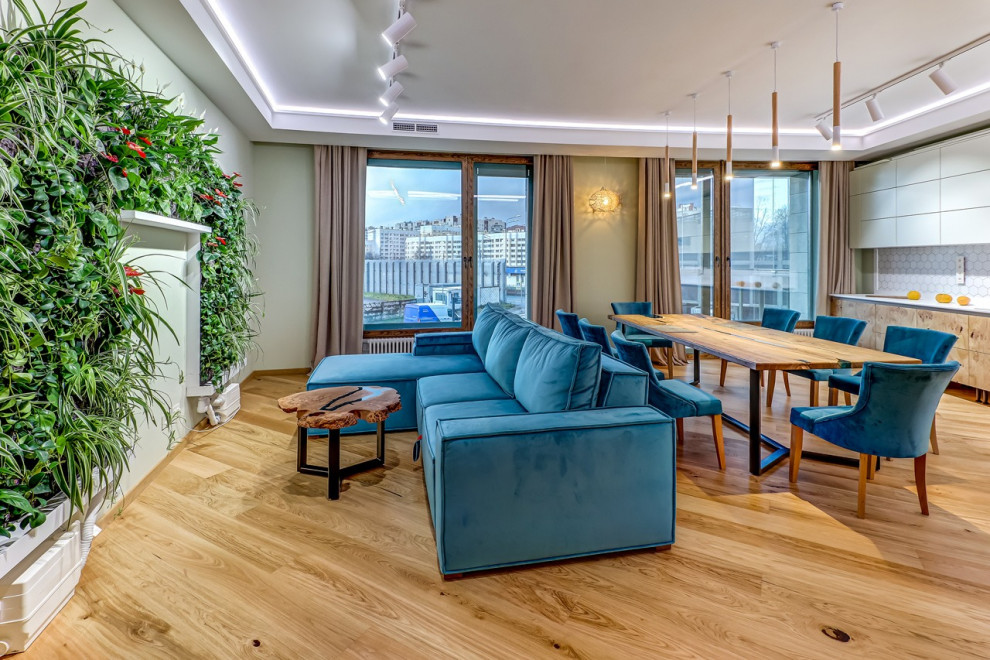 Реализация гостиной в современном стиле