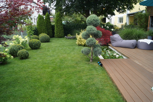 Augsburger Holzhaus Flachdach Style 1 Contemporary Garden Munich By Augsburger Holzhaus Gmbh Houzz Uk
