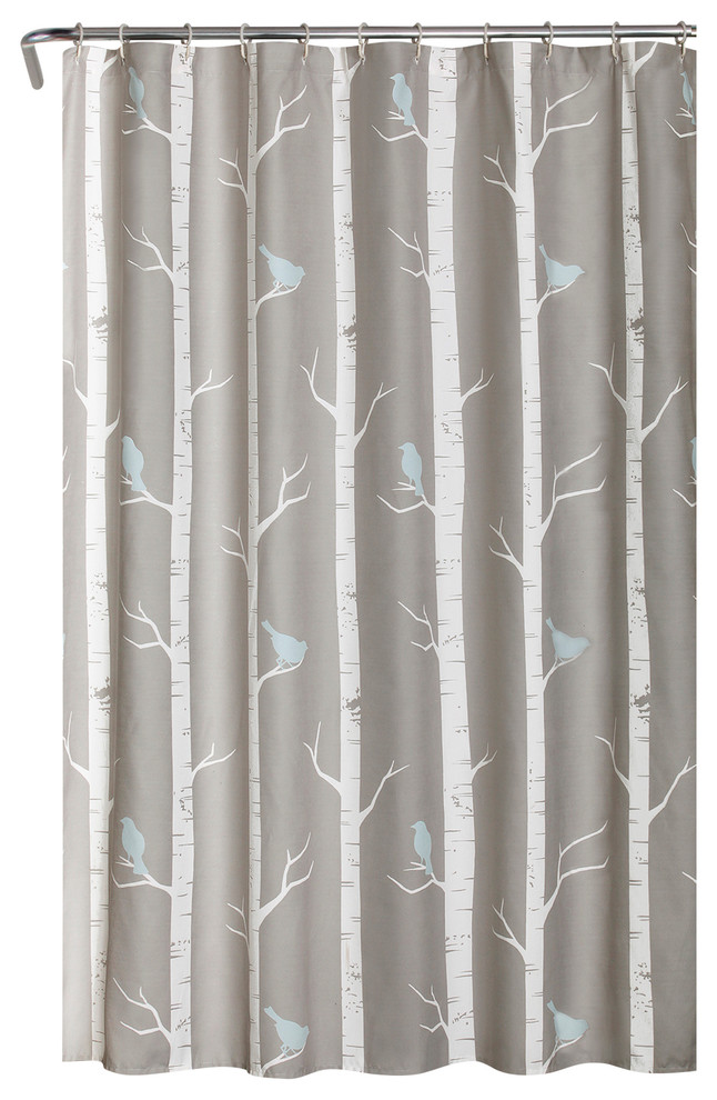 Shower Curtains Life Tree Shower Curtain Modern Black And White