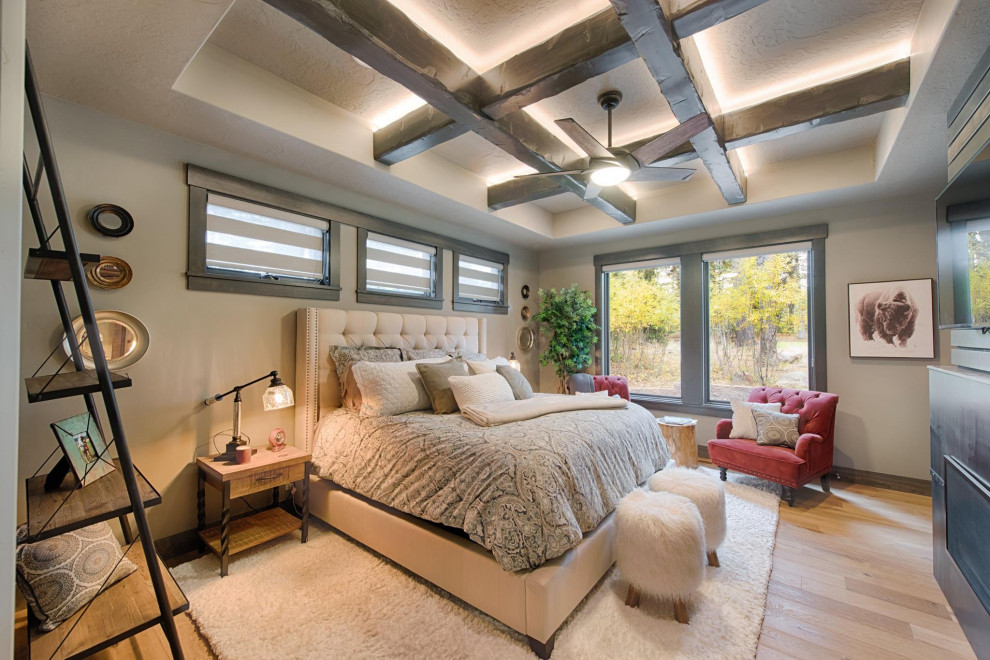 Inspiration for a transitional bedroom remodel in Boise