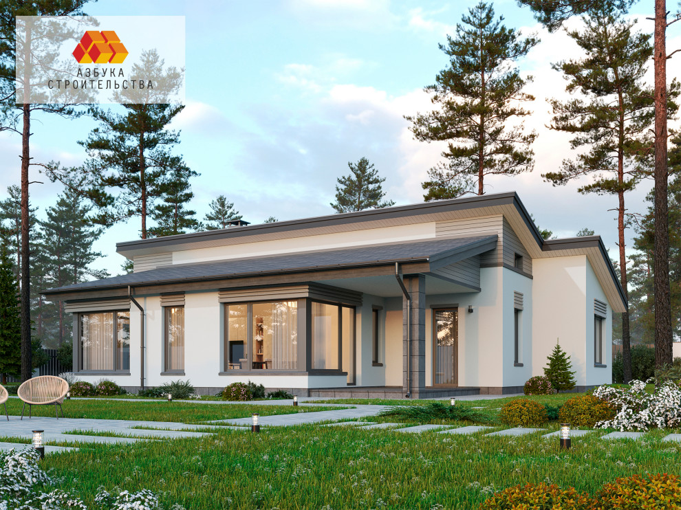 Одноэтажный проект дома АБ-134