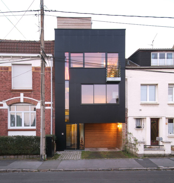 Maison des bois modern-fasad