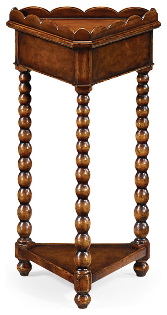 Queen Anne Triangular Lamp Table