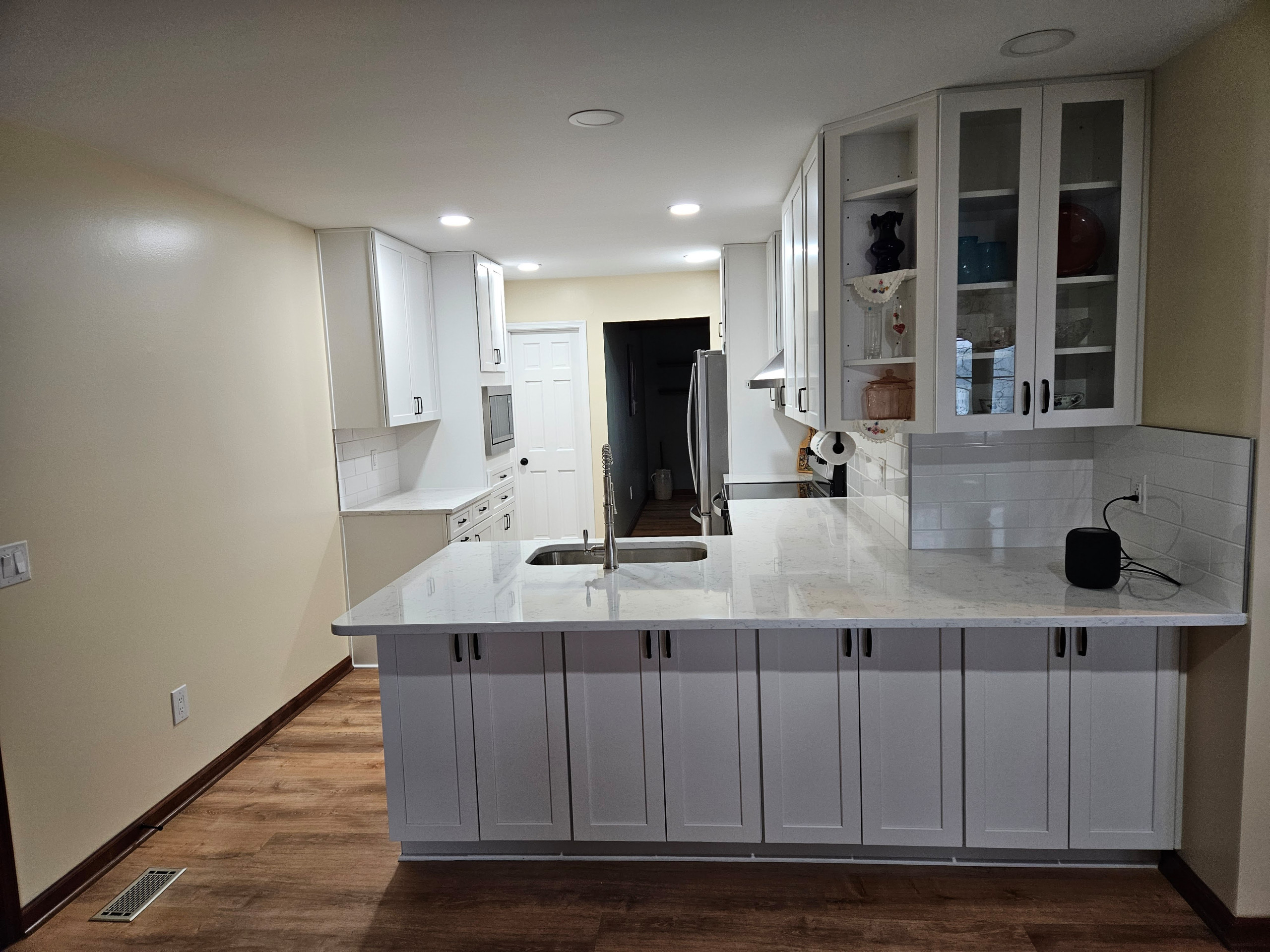 White Modern Kitchen Update