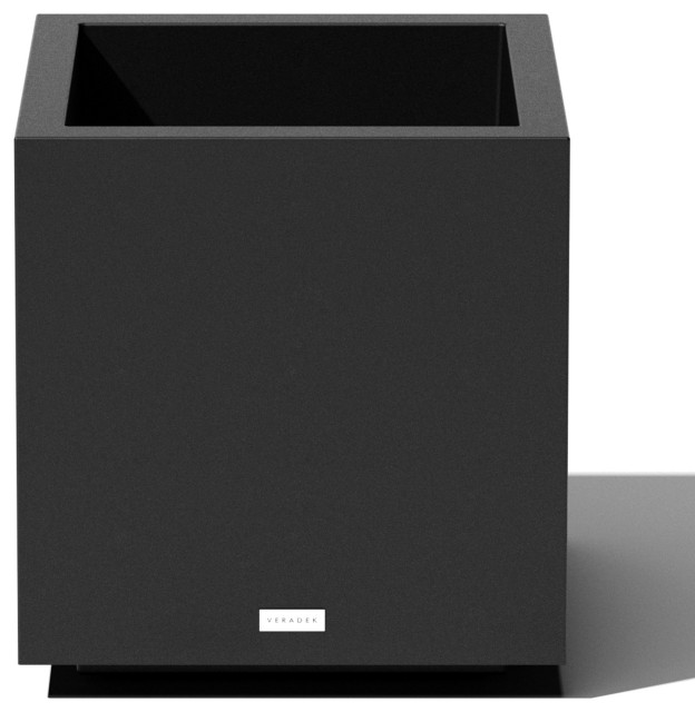 Veradek Block Series Cube Planter, Small Transitional Outdoor Pots