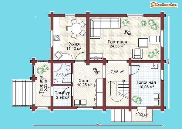 Проект дома № 17