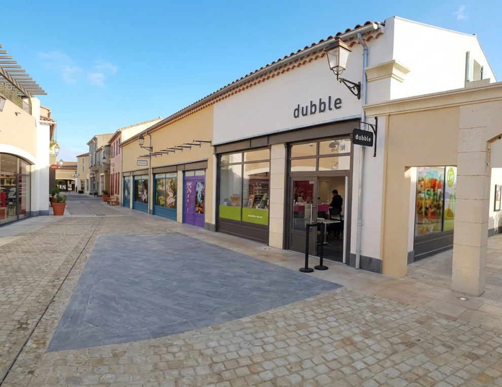 Création d’un restaurant Dubble de 90 m² – Miramas Village des Marques