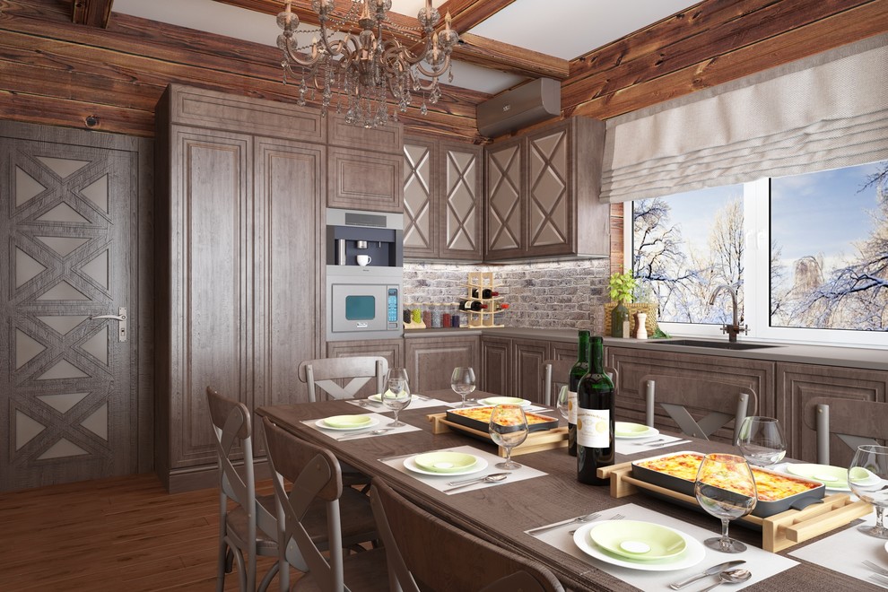 Деревянный дом в стиле "Шале" в д.Завидово Тверской области