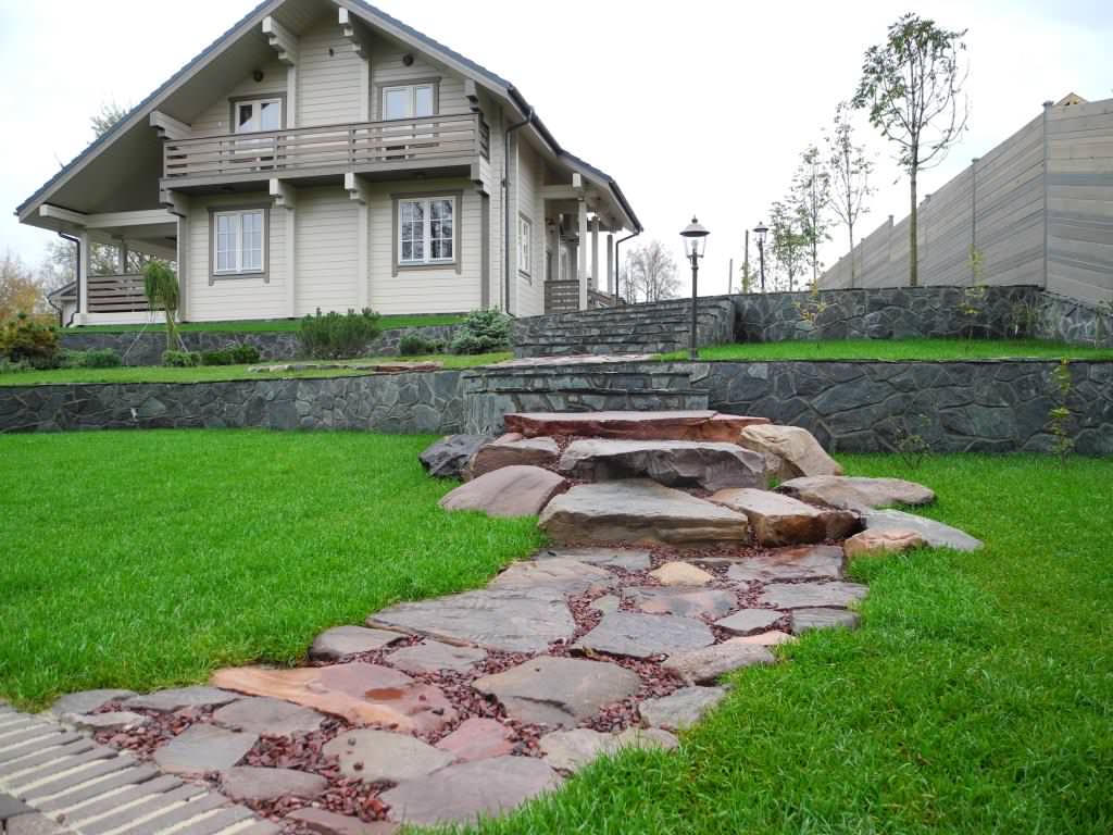 Частный сад в Нижегородской области