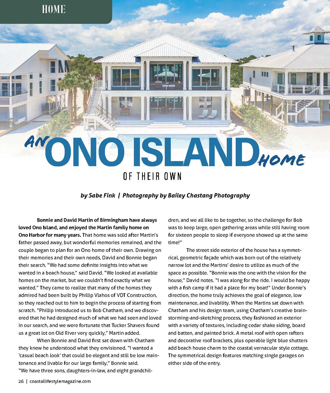 Ono Island Home Of Their Own