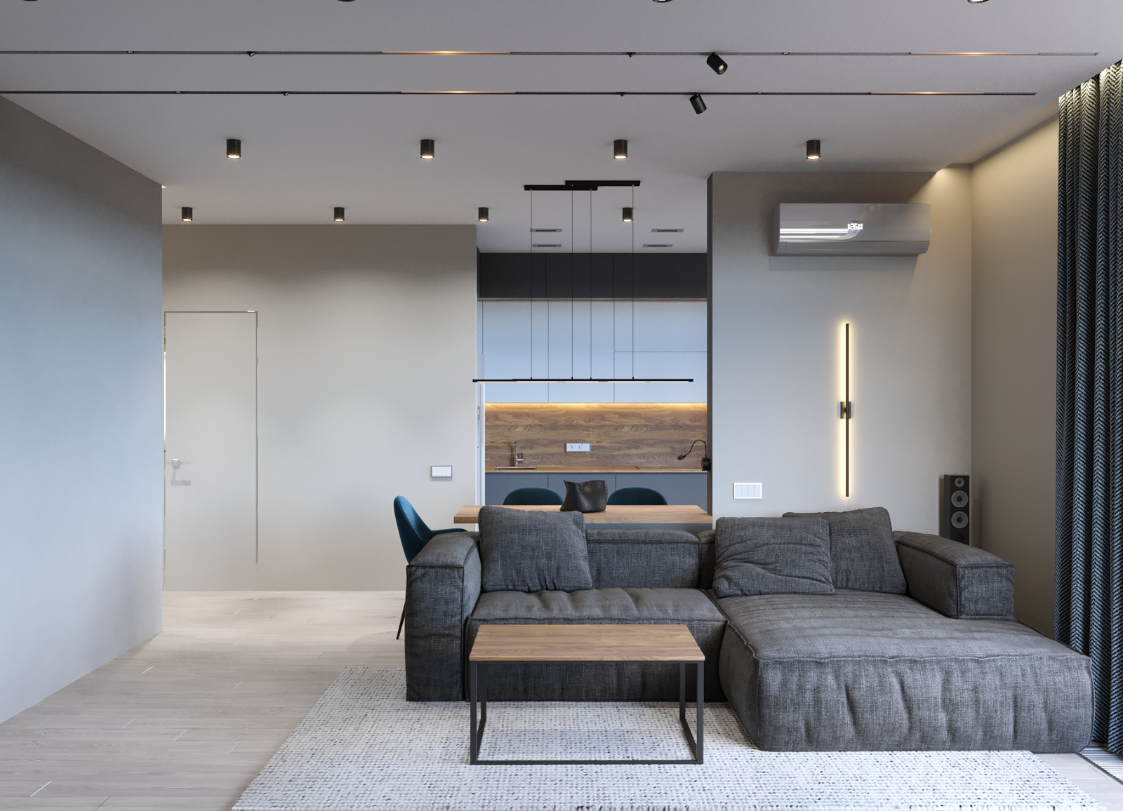 Проект кватиры в Москве 71 м2