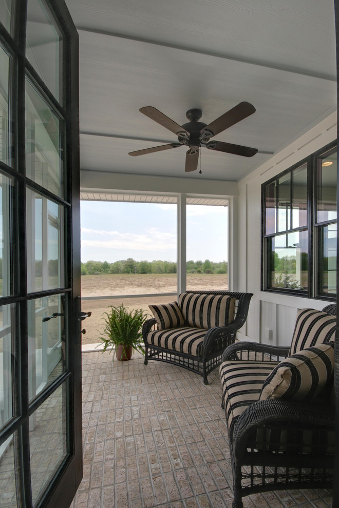 Three Season Porch Off Master Bedroom Country Patio