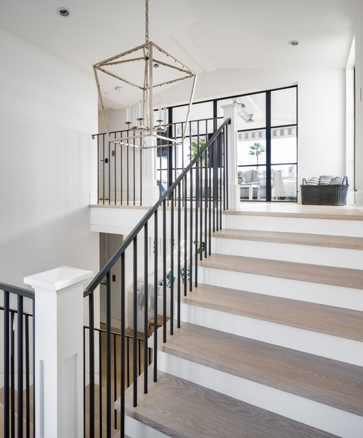Fernleaf Transitional beach-style-staircase