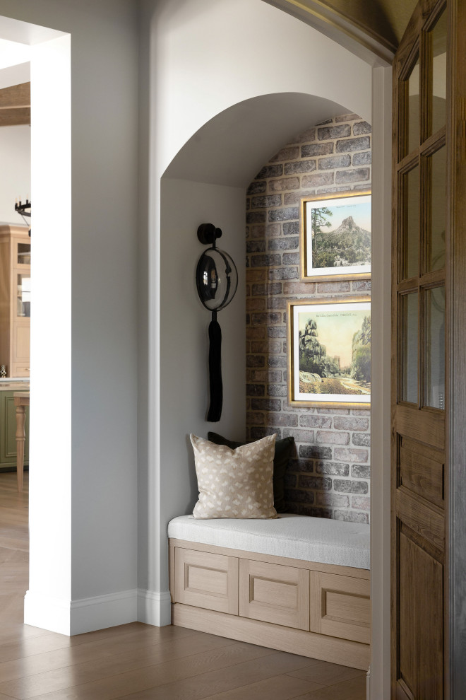 Entryway - transitional entryway idea in Phoenix