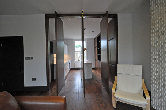 Walnut moderne-dagligstue