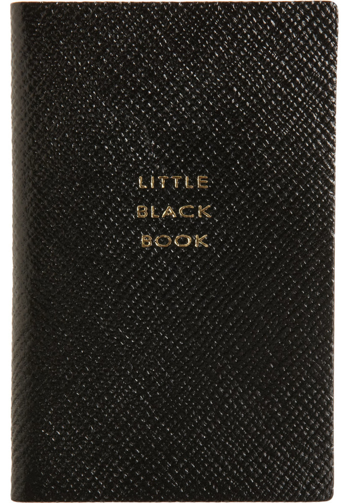 Smythson Little Black Book Wafer