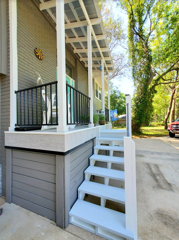 Bagley Front Porch & Custom Staircase