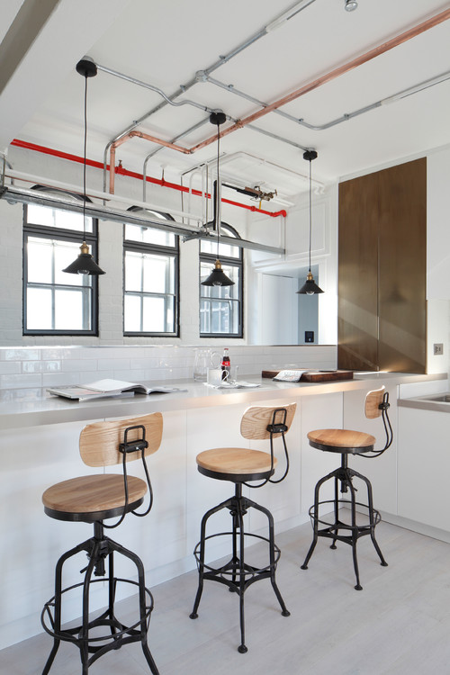 Luxury Loft Apartment Kitchen Industrial Kitchen London By Oliver Burns Houzz Uk
