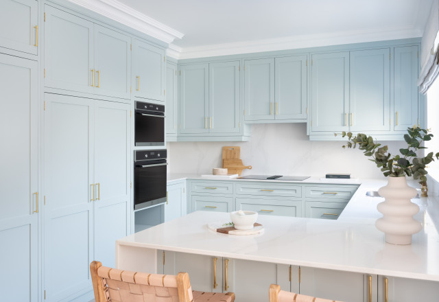 Tranquil Townhouse Open Plan KLD mediterranean-kitchen