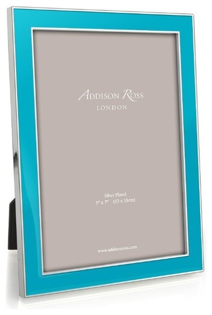 Addison Ross Tiffany Blue Enamel Frame, 5x7