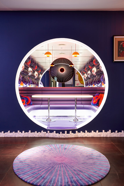 Bat Cave modern-living-room