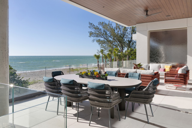 Manasota Key trendy-terrasse