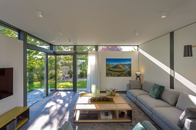 Huf Haus Musterhaus Mannheim Modern Wohnzimmer Sonstige